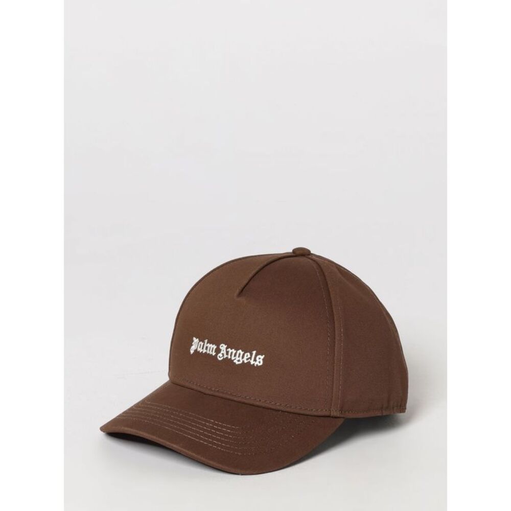 Palm Angels Hat Men Brown